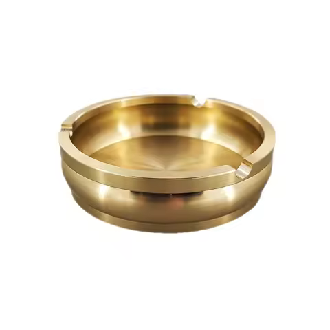 Portable Brass Ashtray Home Ashtray Office Hotel Ashtray Desktop Ornament Car Office Ashtray All Cop