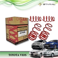 GAB SPORT COIL SPRINGS / TOYOTA VIOS YARIS (NCP42 03-06Y) (NCP93 NCP91 06-12Y) (NCP150 NSP150 NSP151