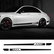 Car Stickers Line Decals For Mercedes Benz W205 W204 W203 W212 GLC CLA GLA AMG C180 C200 C300 C63 Co