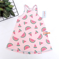 CAT&JACK CHILDREN'S SINGLET DRESS WITH CROSS STRAP BACK, FULL MOTIF