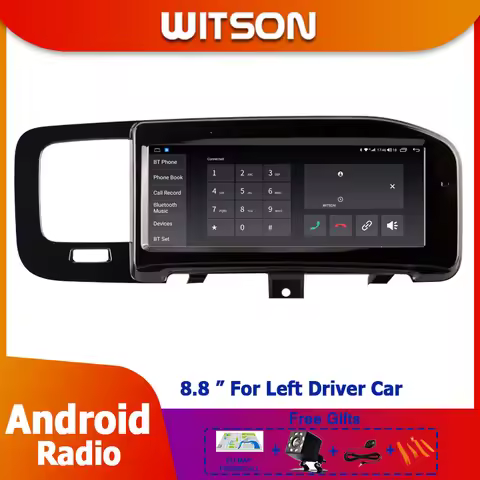 Car Radio WITSON Auto Stereo For Volvo S60 V60 2008-2019 GPS CarPlay 8.8" Left & Right Hand Driver