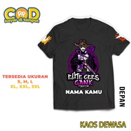 Hosin Shop - Kaos Free Fire Elite CS Cobra Design Terbaru - Baju Distro - Baju FF - Baju Cewek Cowok