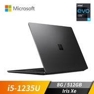(展示品)微軟 Microsoft Surface Laptop5 筆記型電腦 13.5" (i5-1235U/8GB/512GB/Iris Xe/W11/EVO認證)墨黑 R2I-00044