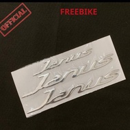 (ERROR IS CHANGE) SILVER PLASTIC JANUS STICKER SET Sticker Motor