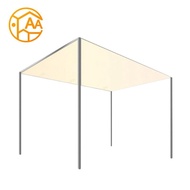 Canopy Top Cover 300D Canvas Waterproof Awning Gazebo Cover Tent Roof Outdoor Garden Wind Shade for 