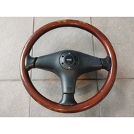 Daihatsu Mira L5 Momo walnut steering kayu wood