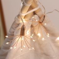 LED Fireworks String Lights Battery Box String Lights Outdoor Camping Waterproof Decorative Lights C