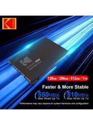 X120 Pro 128gb / 256gb / 512gb / 1tb Ssd內置固態硬盤,2.5英寸sata3接口,黑色塑料外殼,適用於筆記本電腦桌面pc的hdd硬盤