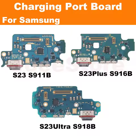 1pcs Charging Port Dock Connector Board Flex For Samsung S23 Plus Ultra S911B S916B S918B S911U 916U