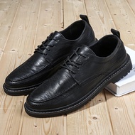 20212021 New Men's Quality Leather Shoes British Business lace up fashion black Soft Leather Man Split Leather Dress Shoes men
