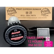 DIE PLATE DATER | TIMER (12 JAM/ 24 JAM - TIADA INK)