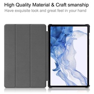 [SG] Samsung Galaxy Tab S9 FE 10.9 inch / Tab S9 11 inch Case Casing - Premium Leather Front + Hard Opaque Hybrid Tough Back Magnetic Smart Cover
