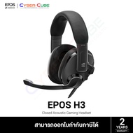 [ CLEARANCE ] EPOS | Sennheiser H3 Closed Acoustic Gaming Headset - BLACK / หูฟังเกมส์มิ่ง ( 1000888