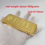 high-quality 1:1 Copy Sample Copper Switzerland 24k Gold Bar Gold Bullion Replica Swiss Bullion Bank