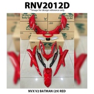 Rapido Cover Set Yamaha NVX V2 Batman (29) Purple Red Accessories Motor NVX155 V1 V2 NVX 155 Anniver