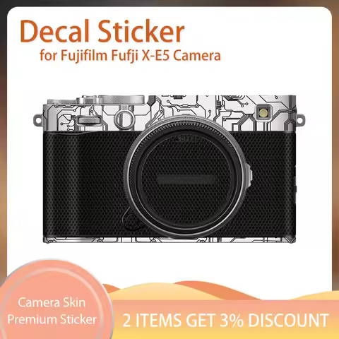 XE5 Protector Cover Film Decal Skin For Fujifilm Fufji X-E5 XE5 XE4 Camera Sticker Wrap XE5 Camera S