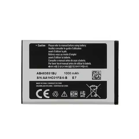 AB463651BC 960mAh AB463651BU Replacement Phone Battery for Samsung J808E W559 F408 F339 S3650C j808 