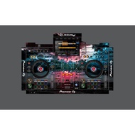 Fire Express ] DJ Desk Sticker Skin (A20) (XDJ RR / RX / RX2 / RX3 / XZ , DDJ - SB / RB /200/400)