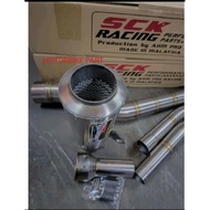SCK RACING Y15ZR LC135 4S Full System Open Exhaust 2 Manifold 32mm + 35mm by AHM Production M3 LC4S 