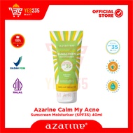 Azarine Calm My Acne Sunscreen Moisturizer (SPF35) 40ml