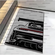 Good Quality Porsche GT Racing Carpet Gaming Room Floor Mat Racing Simulator Floor Mat Anti-slip Bed