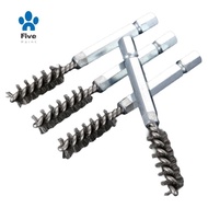 Golf Club Heads Cleaning Tool- 9mm Stainless Steel Hose Brush Wire Brush for Iron 4Pcs Electric Dril