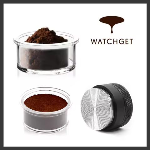 58mm Clear Powder Bowl Transparent Tamping & Distribution Observation Basket Gravity Distributor Sta