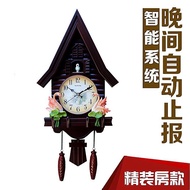 clock seiko wall clock Living Room Fashion Wall Clock Decoration Modern Creative Cuckoo Bird Clock C