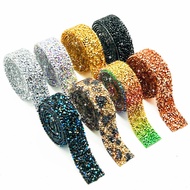 Resin Rhinestone Ribbon Crushed Stone Sticker Diamond Resin Adhesive Diamond Sticker Jewelry with Se