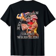 Men's cotton T-shirt Hulk Hogan_001_Back Printed T-Shirt