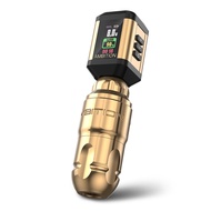 Ambition Lutin Rotary Tattoo Machine with Korall Tattoo Power Supply 2200mAh Straight Drive Bar - Wi