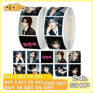 500PCS/Roll Kpop Korean Boy Group Stray Kids Stickers DIY Phone Water Cup Waterproof Sticker Fan Gif