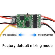 5A Dual Bidirectional ESC Brush ESC Speed Controller RC Model Boat Tank Crawler Vehicle 2S 3S Li-ion