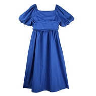 XITAO Dress Women  Loose Pleated Solid Dress