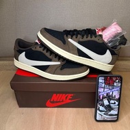 Air Jordan 1 Low SP Travis Scott Dark Mocha 初代倒鉤低筒