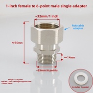JIEXIAOMAN | Brass Electroplated Reducer 4 to 6 and 1 inch DN15