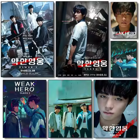 Weak Hero Class 1 Poster HD art sticky wall waterproof home living room bedroom bar aesthetic decora