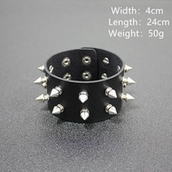 Gelang Punk Rock Bracelet Vintage Gelang Spike Punk Aksesoris Punk Rock Gelang Duri Punk Gelang Kuli