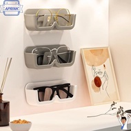 APRINK Wall Mounted Sun-glasses Display Holder Punch-free Wardrobe Decoration Glasses Storage Rack Sunglasses Shelf Home Tidying Glass Showcase Desktop Bathroom Bedroom