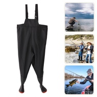 Stocking Foot Fishing Waders  Durable Chest Wading Pants Flexible for Fishery Unisex