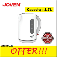 Joven JK1701P Electric Jug Kettle 1.7L Cordless Water Boiler