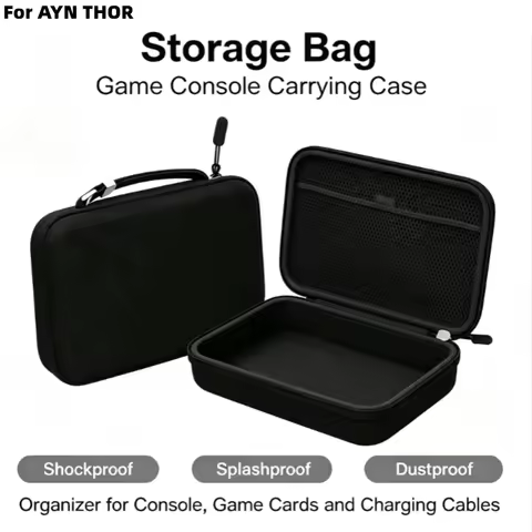 Storage Bag For AYN THOR Game Console Splashproof Handbag Organizer ,Shockproof Handheld Game Consol