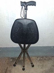三腳拐杖櫈 兩用 方便攜帶folding  chair cane