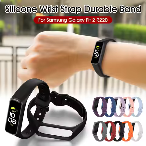 Strap For Samsung Galaxy Fit 2 SM-R220 Band Soft Silicone Replacement Wristband For Galaxy Fit 2 Sma