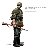1/35 Resin model kits figure soldier self-assembled A-561