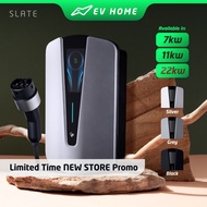 EV Home Slate - Type 2 EV Charger 7kW 11kw 22kw RFID/Smart App Control Wifi/Bluetooth Enabled