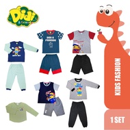 Didi & Friend Original Didi Set Pakaian Playset Pyjamas Baju Set Baju Siang Boy Baju Tidur Lelaki Ki