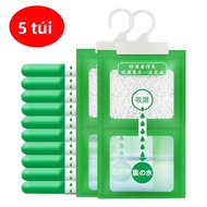 MONLEYTA | Túi thấm hútẩm CaCl2 có thể treo Túi chống ẩm chống mốc Túi thấm hút nước khô có thể tái