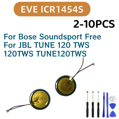 2-10PCS 3.7V ICR1454 CP1454 85mAh For JBL TUNE 120 TWS 120TWS TUNE120TWS Bluetooth Wireless Headset 