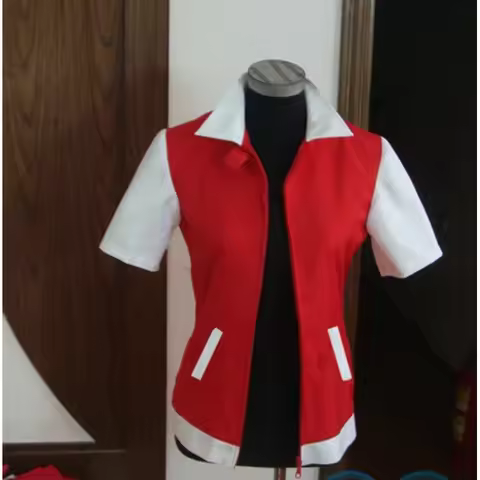 Anime Trainer Red Cosplay Ash Ketchum Costumev;6'h,8;r.